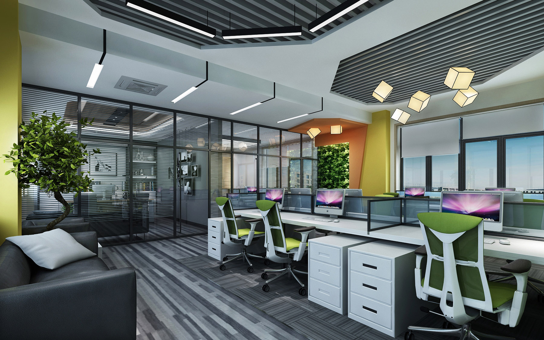 辦公室裝修色彩有多重要，聽聽卓正裝飾如何分析！